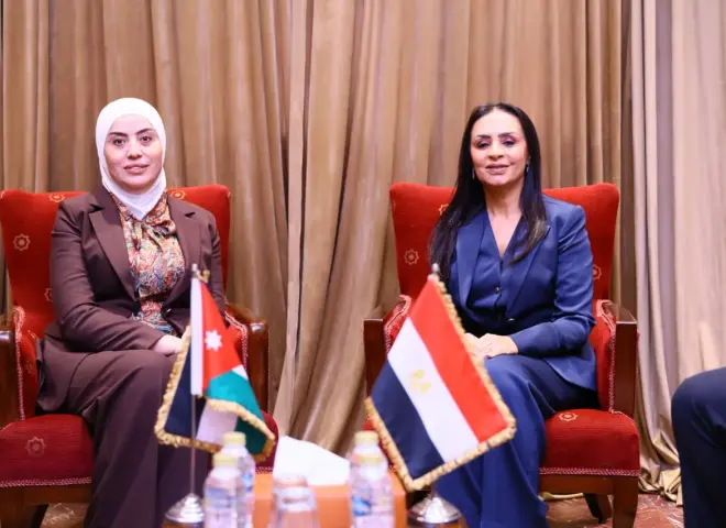 وزيرة التضامن الاجتماعي تلتقي وزيرة التنمية الاجتماعية الأردنية وتبحثان تعزيز التعاون في مجالات العمل الاجتماعي العربي المشترك