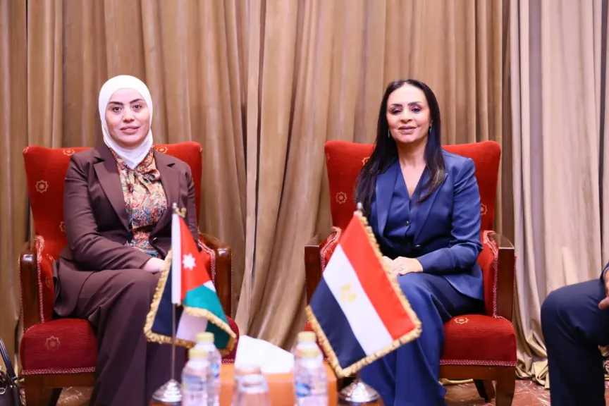 وزيرة التضامن الاجتماعي تلتقي وزيرة التنمية الاجتماعية الأردنية وتبحثان تعزيز التعاون في مجالات العمل الاجتماعي العربي المشترك