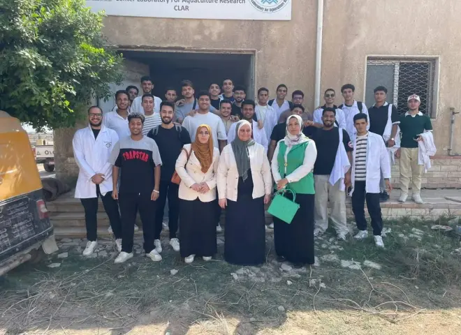 «الزراعة» تواصل تأهيل كوادر الجامعات: المعمل المركزي لبحوث الثروة السمكية يستقبل طلاب جامعة الزقازيق للتدريب العملي