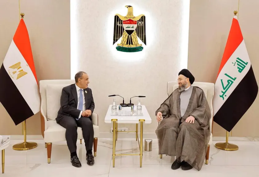 وزير الخارجية يلتقي رئيس تيار الحكمة العراقي على هامش اجتماعات مجلس وزراء خارجية منظمة التعاون الإسلامي ببغداد