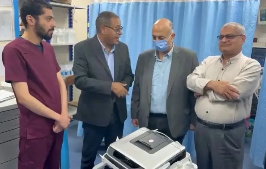 مجموعة ”تيتان” العالمية للأسمنت تدعم مستشفيات جامعة بني سويف بأجهزة حديثة لفحوصات القلب