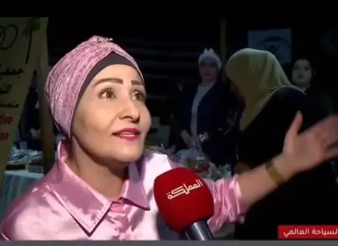 تليفزيون «المملكة» يسلط الضوء على مشاركة جمعية «سيدات الأزرق» في اليوم العالمي للسياحة بالأردن